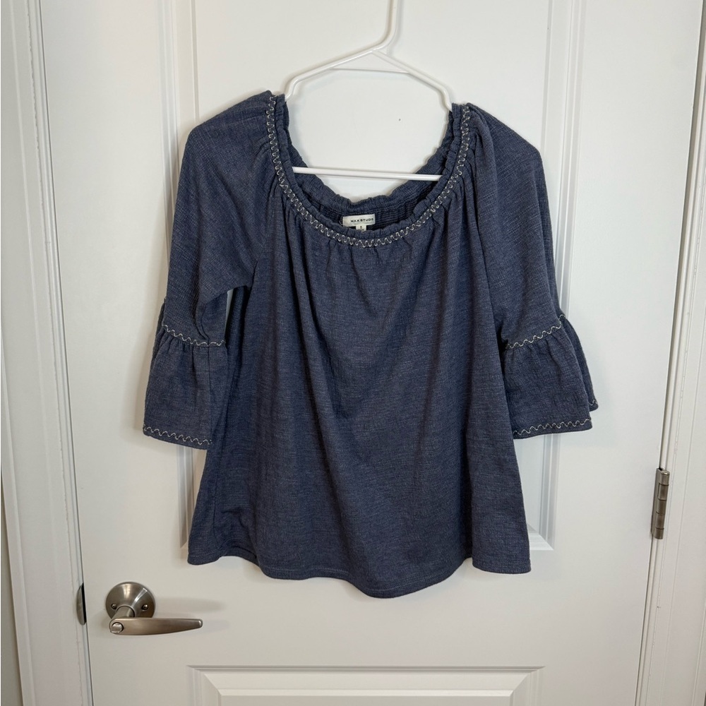 Max Studio Bell Sleeve Blouse